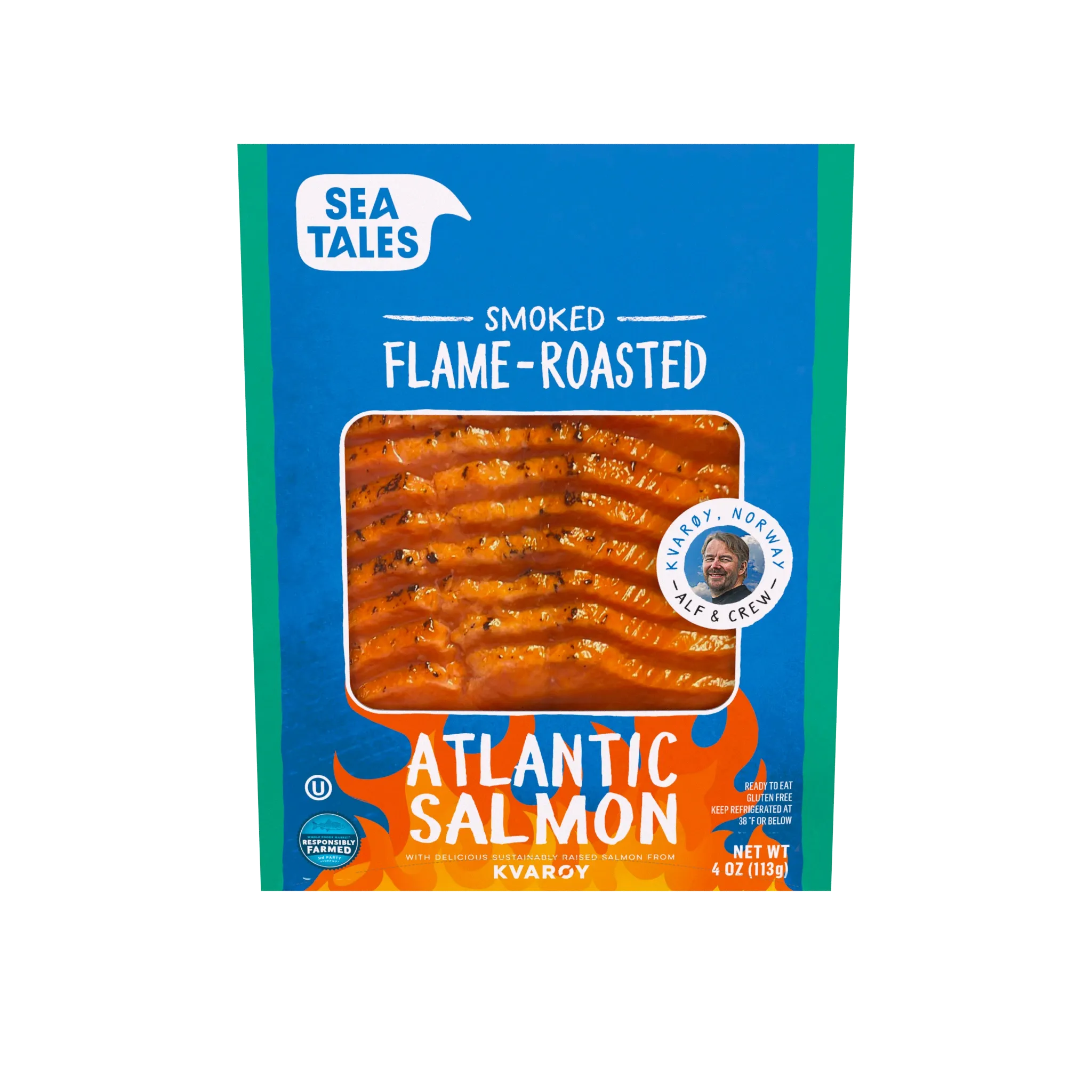 Atlantic flame-roasted salmon